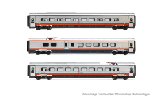 Arnold HN3511 - N - 3-tlg. Ergänzungsset zu ETR 610 EC Milano – Frankfurt, Frecciargento-Lackierung, FS, Ep. VI